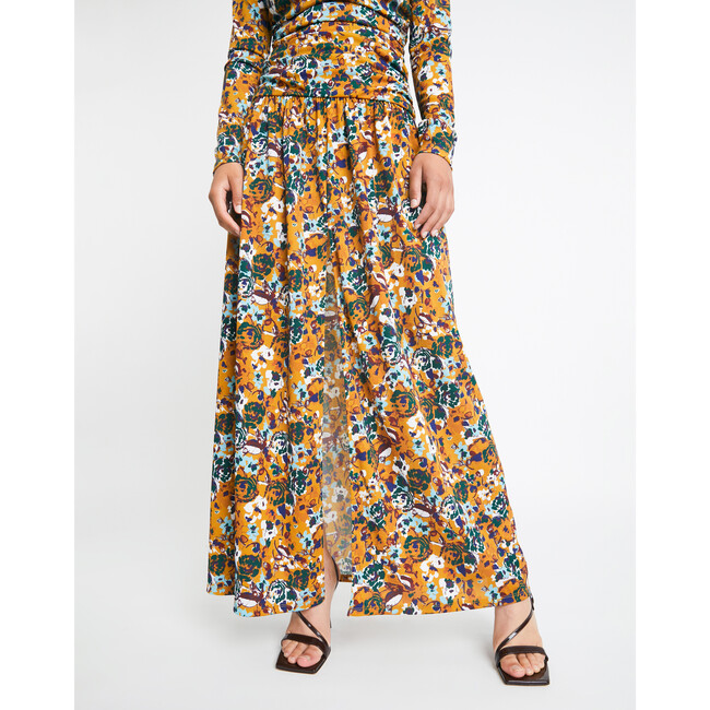 Women's Ciara Dress, Tumeric Multi - Dresses - 3