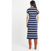 Women's Charlie Dress, Maritime Blue/Cream - Dresses - 4