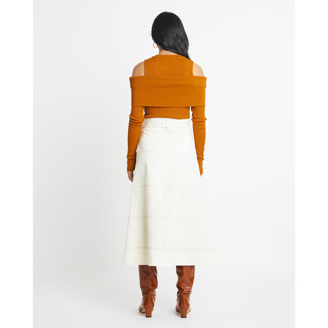 Women's Sanna Top, Dark Caramel/Rose Quartz - Shirts - 4