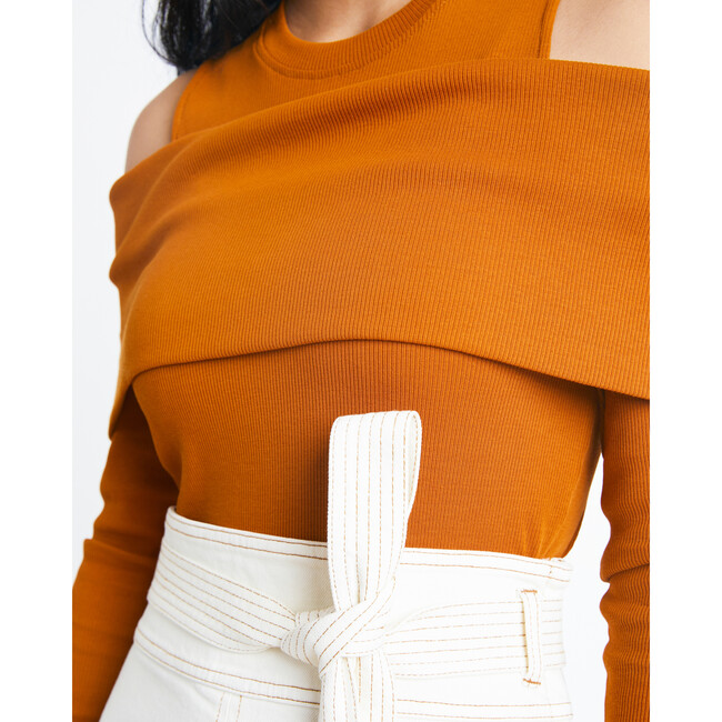 Women's Sanna Top, Dark Caramel/Rose Quartz - Shirts - 5