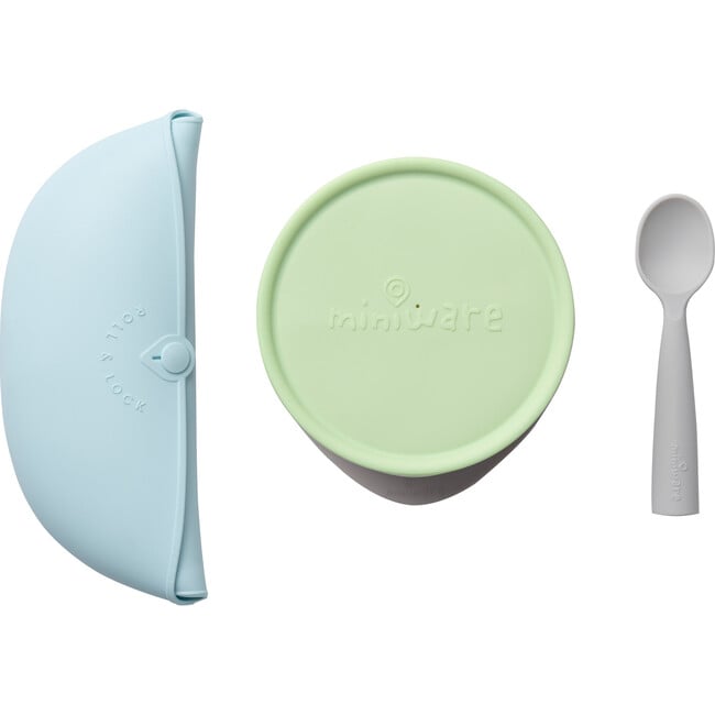 Solids Ready Set, Keylime Aqua & Keylime - Tableware - 2