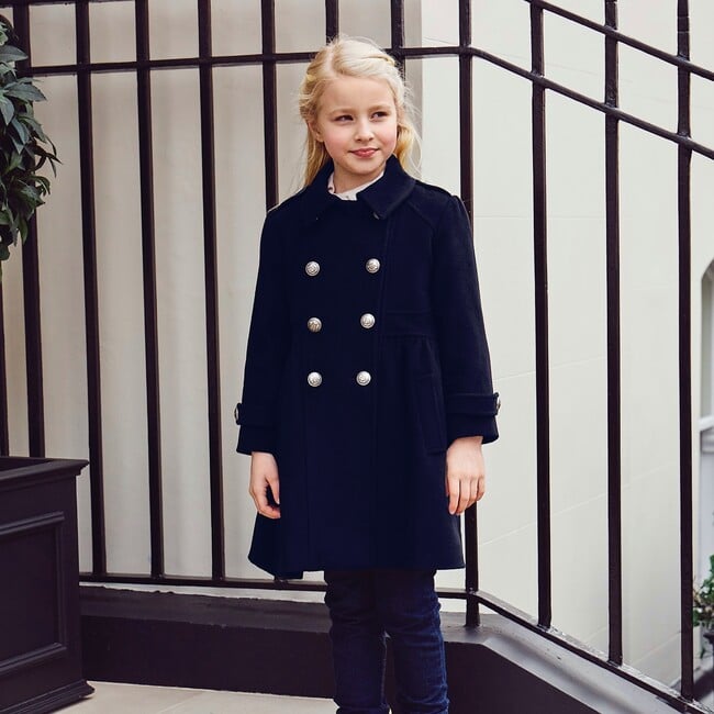 Westminster Dress Coat, Deep Navy - Coats - 4