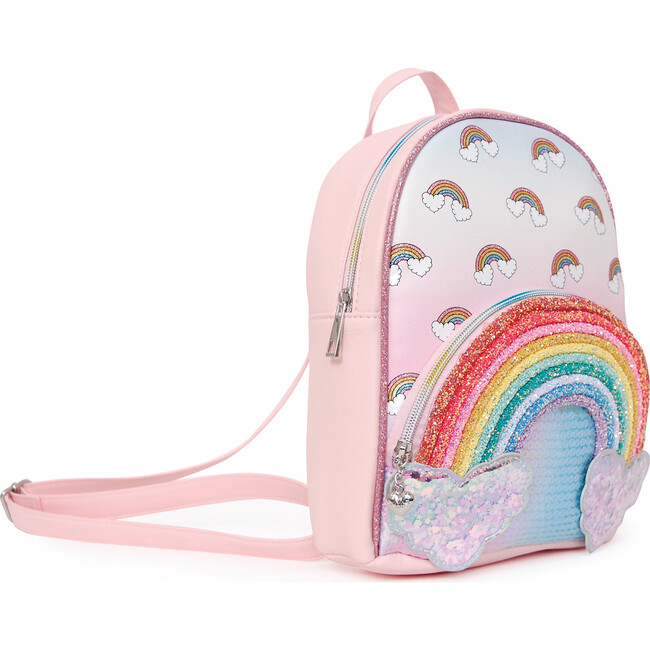 Over The Rainbow Icon Backpack, Pink - Bags - 2
