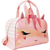 Flower Crown Miss Gwen Unicorn Duffle Bag, Pink - Bags - 3