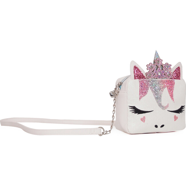 Flower Crown Miss Gwen Unicorn Crossbody, White - Bags - 2