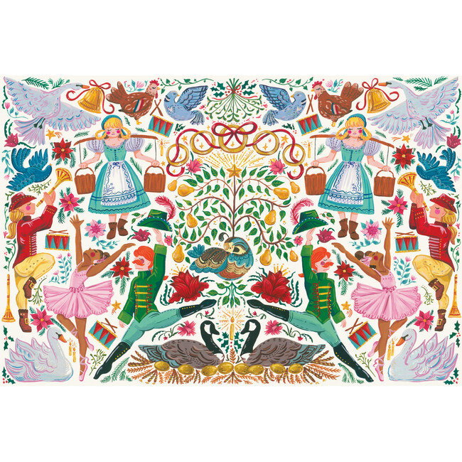 Twelve Days Of Christmas Placemat, Multi