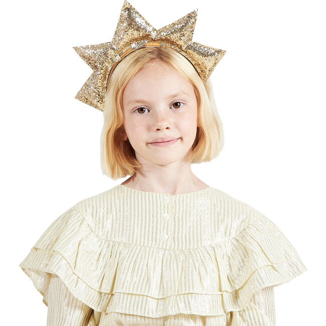 Gold Puffy Star Headband - Costumes - 1