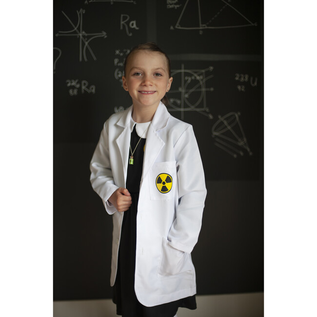 Great Pretenders Marie The Scientist Set, Dress, Lab Coat and Necklace, Size 5-6 - Costumes - 2