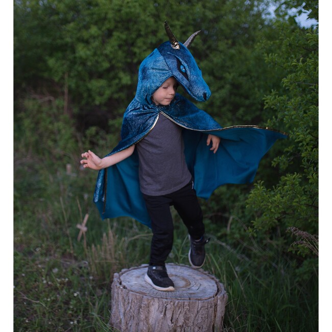 Great Pretenders Starry Night Dragon, Teal and Gold, Size 7-8 - Costumes - 3