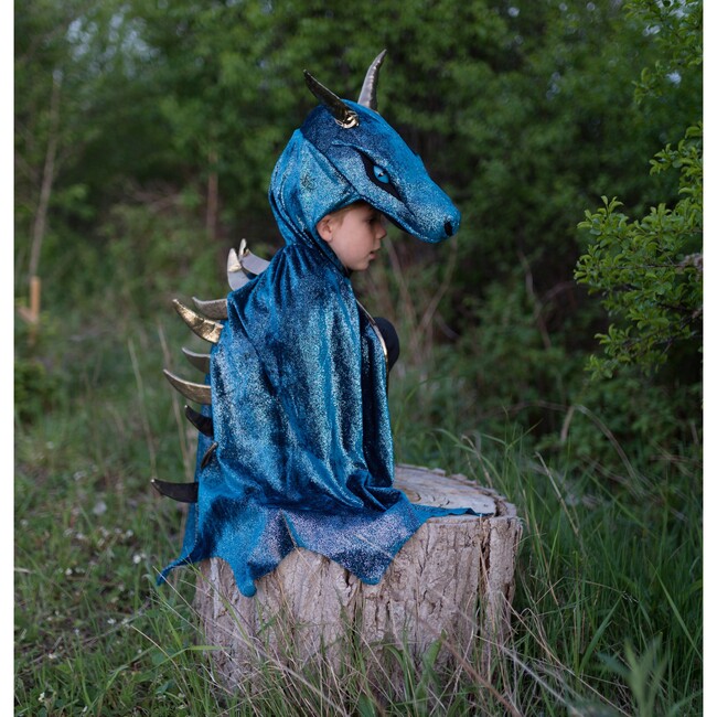 Great Pretenders Starry Night Dragon, Teal and Gold, Size 7-8 - Costumes - 5