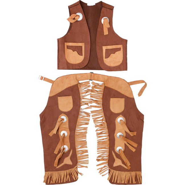 Cowboy Vest, Chaps, and Hat Bundle, Size 7-8 - Costumes - 7