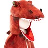 Great Pretenders Grandasaurus T-Rex Cape w and Claws, Red and Black, Size 4-6 - Costumes - 6 - thumbnail