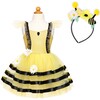 Great Pretenders Bumble Bee Dress and Headband, Yellow and Black, Size 3-4 - Costumes - 1 - thumbnail