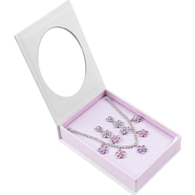 Great Pretenders The Audrey, 5pc Necklace, 2 Rings, and Clip On Earrings Set - Costumes - 8