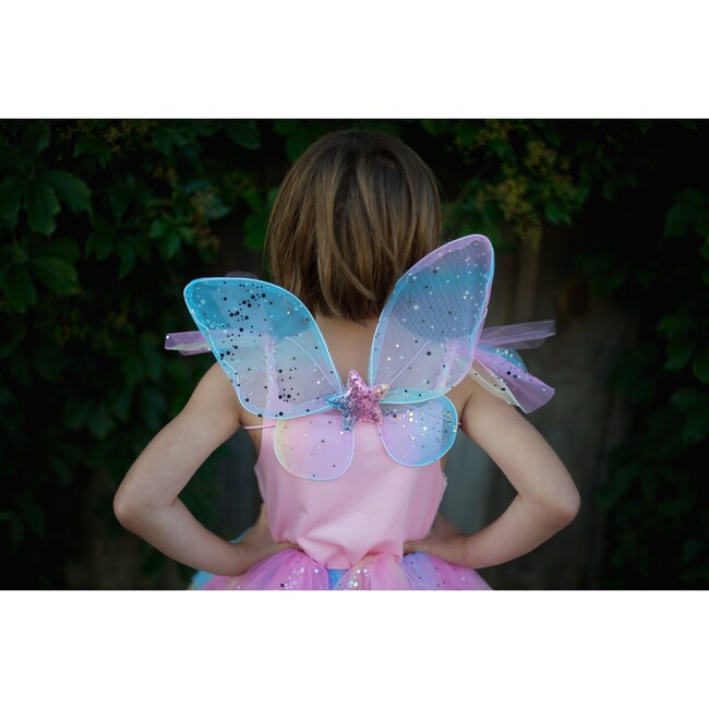 Great Pretenders Rainbow Fairy Dress and Wings, Multi, Size 3-4 - Costumes - 4