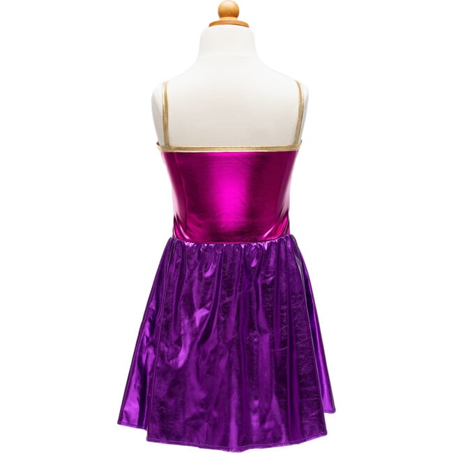 Great Pretenders Superhero Star Dress, Cape and Headpiece, Magenta and Purple, Size 5-6 - Costumes - 7