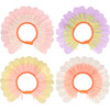 Pastel Paper Flower Bonnets - Party Accessories - 1 - thumbnail