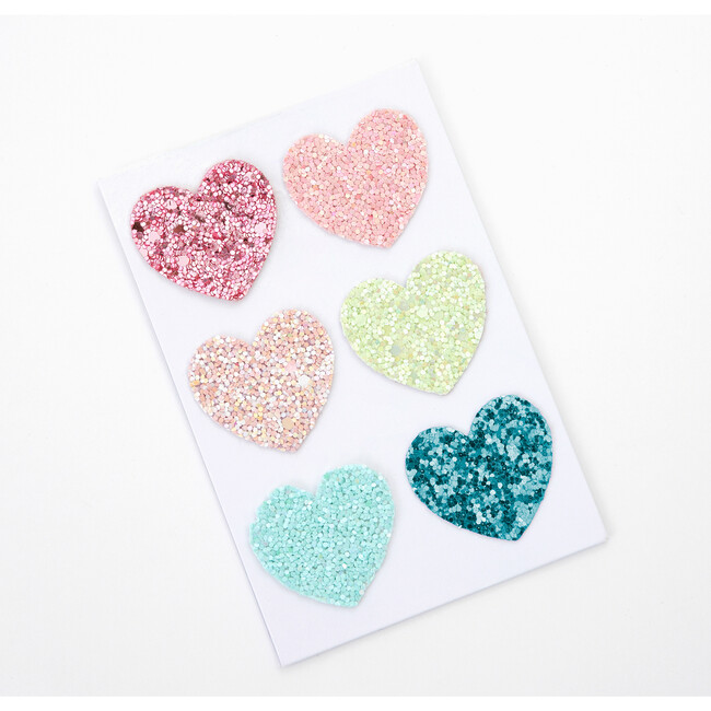 Rainbow Glitter Heart Patches - Backpacks - 3