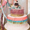 Pink Tinsel Fringe Garland - Decorations - 4