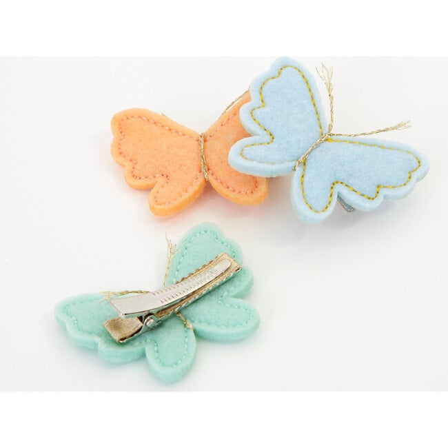 Felt Butterfly Hair Clips - Hair Accessories - 4