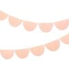 Peach Tissue Paper Scallop Garlands - Party Accessories - 1 - thumbnail