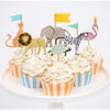 Safari Animals Cupcake Kit - Party Accessories - 2