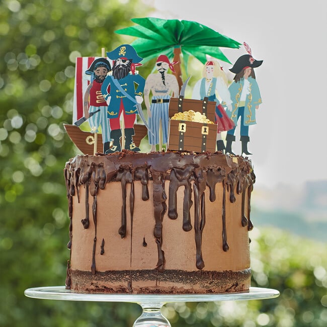 Pirates & Palm Tree Cake Toppers - Party - 2