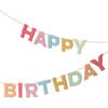 Felt Happy Birthday Garland - Garlands - 1 - thumbnail