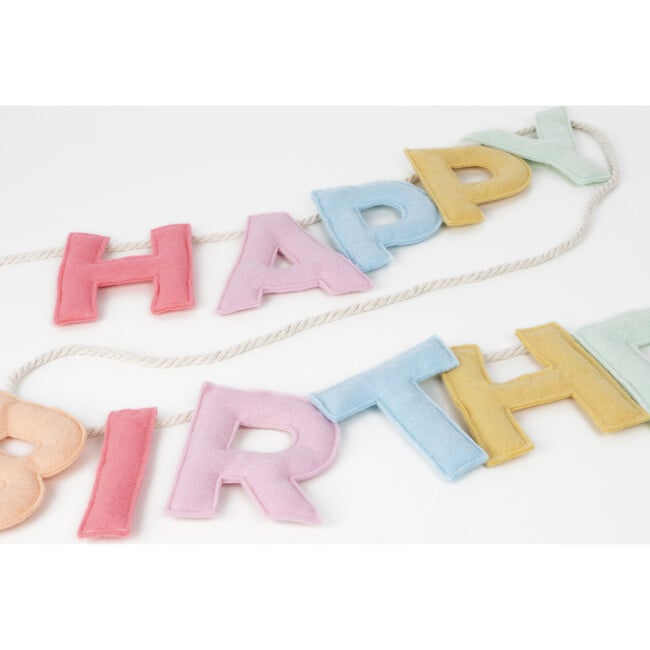 Felt Happy Birthday Garland - Garlands - 3