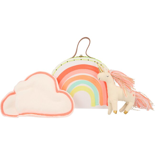 Mini Unicorn Suitcase - Doll Accessories - 1