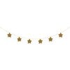 Gold Knitted Star Garland - Wall Décor - 4