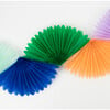 Rainbow Honeycomb Fan Garland - Garlands - 3