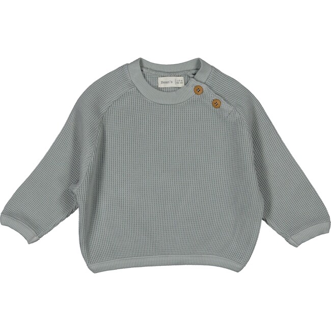 Knit Pullover, Grey - Sweatshirts - 1