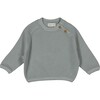 Knit Pullover, Grey - Sweatshirts - 1 - thumbnail