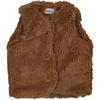 Fuzzy Vest, Walnut - Vests - 1 - thumbnail