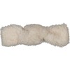 Fuzzy Headband, Ecru - Hair Accessories - 1 - thumbnail