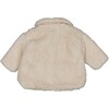 Fuzzy Jacket, Ecru - Jackets - 2 - thumbnail