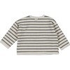 Stripe Pullover, Ecru - Sweatshirts - 2