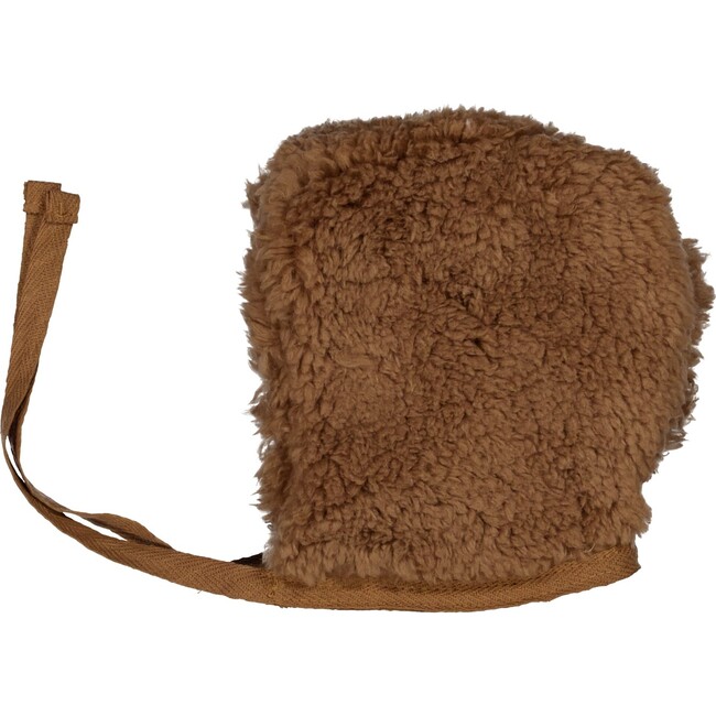 Fuzzy Polar Bonnet, Walnut - Hats - 1