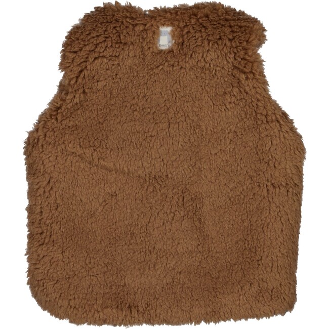 Fuzzy Vest, Walnut - Vests - 3