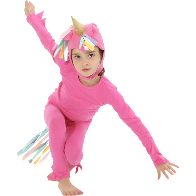 Unicorn Pajama Costume, Pink - Costumes - 1