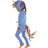 Unicorn Costume Hat and Tail, Blue - Costume Accessories - 1 - thumbnail