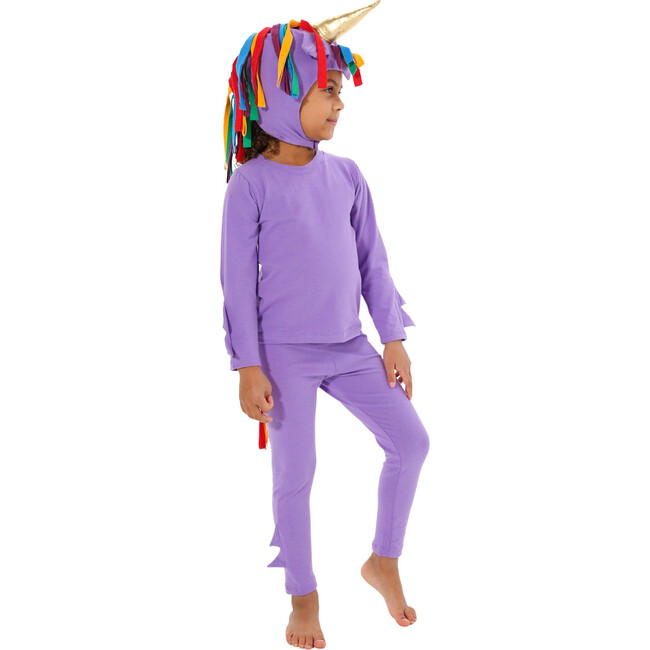 Unicorn Costume Hat and Tail, Purple - Costume Accessories - 1