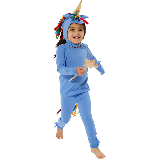Unicorn Costume Hat and Tail, Blue - Costume Accessories - 2