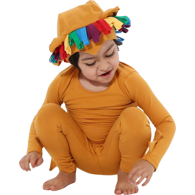 Rainbow Lion Costume Hat