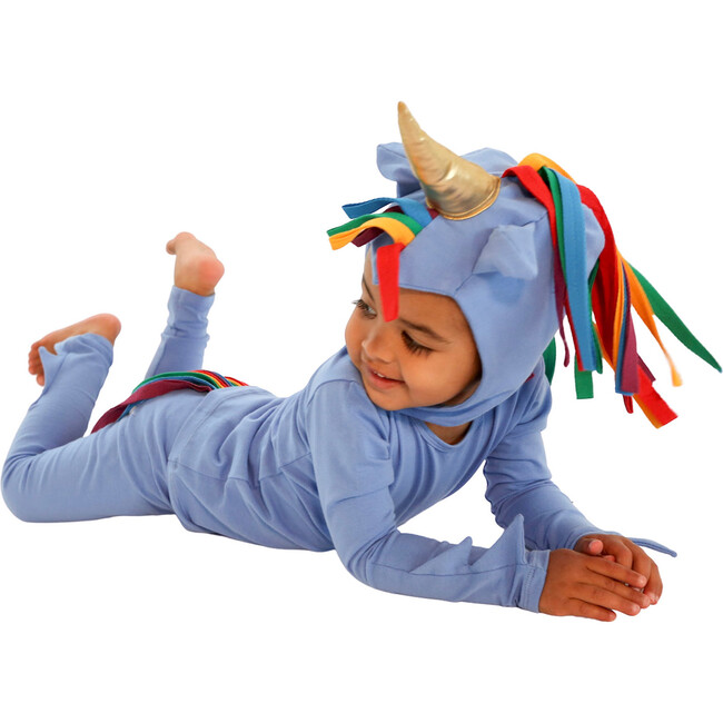 Unicorn Costume Hat and Tail, Blue - Costume Accessories - 3