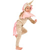Velvet Winged Unicorn Costume, Gold and Pink - Costumes - 2