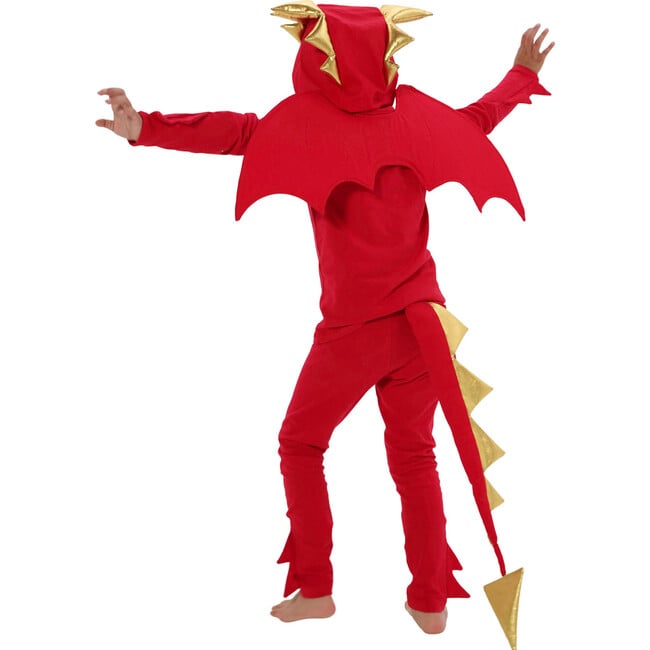 Dragon Pajama Costume, Red - Costumes - 3