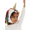 Rainbow Unicorn Costume Hat, White - Costume Accessories - 2