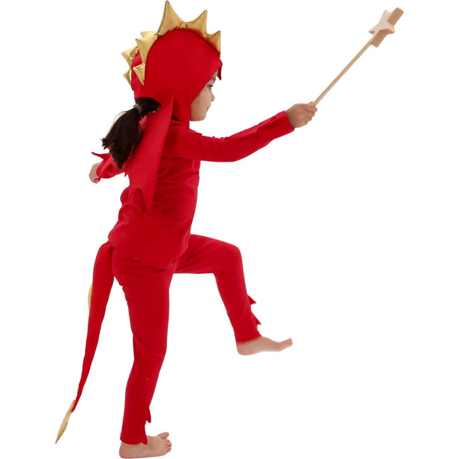 Dragon Costume Accessory Set, Red - Costume Accessories - 1